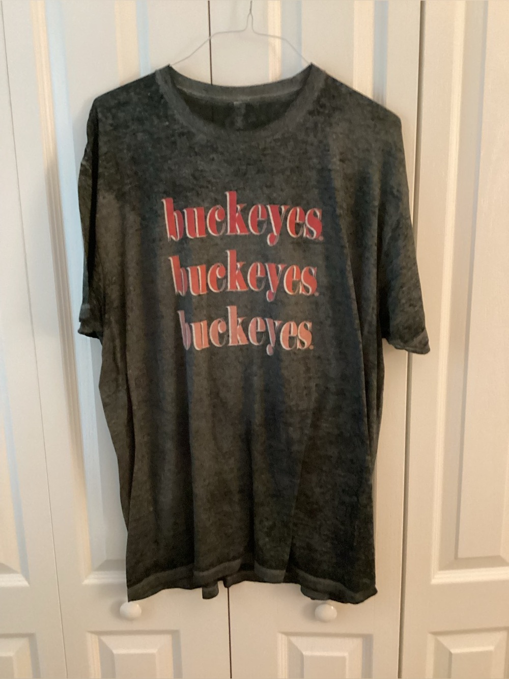 Gameday Couture Women’s Ohio State Buckeyes Charcoal Washed Tee - Sz XXL
